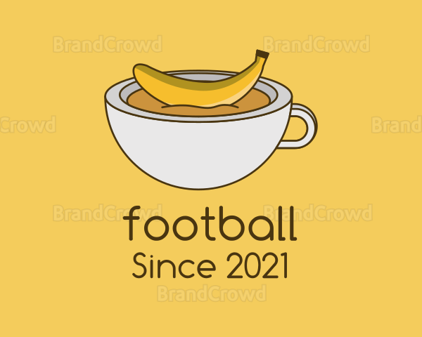Banana Coffee Mug Logo
