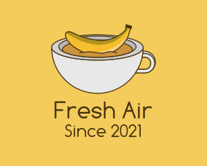 Banana Coffee Mug  logo design