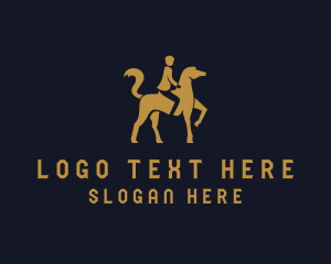 Horse Breeder - Equestrian Stallion Horse logo design