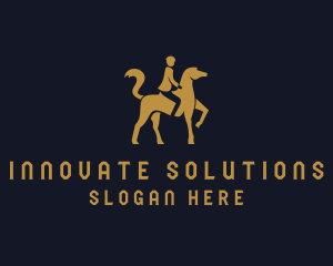 Equestrian Stallion Horse  Logo