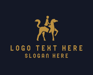 Polo Club - Equestrian Stallion Horse logo design