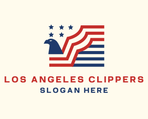 American Eagle Stripes Flag Logo