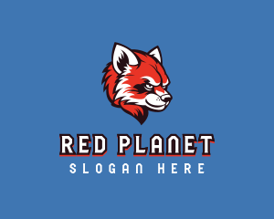 Red Panda Streamer logo design