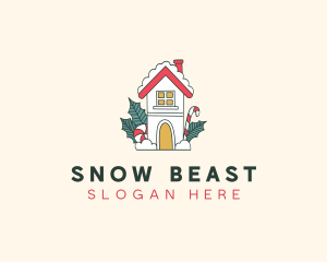 Holiday Snow House logo design