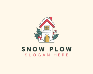 Holiday Snow House logo design