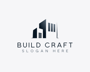 Warehouse Building Storage logo design