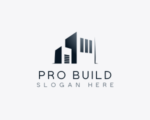 Warehouse Building Storage logo design