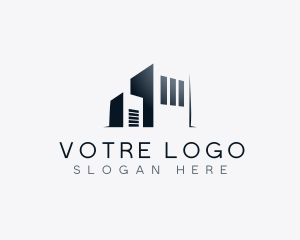 Supply - Warehouse Building Storage logo design