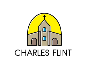 Catholic Parish Church logo design