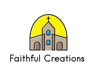 Faith - Catholic Parish Church logo design