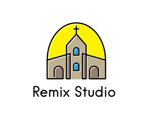 Catholic Parish Church logo design