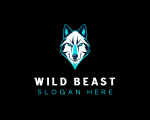 Beast Gamer Wolf logo design