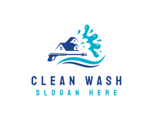 Cleaning Power Washing logo design