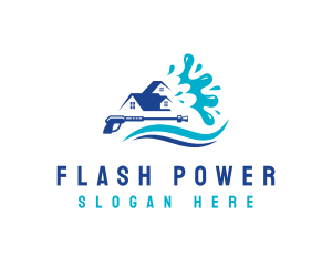 Cleaning Power Washing logo design