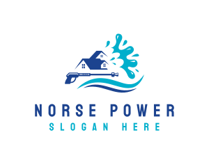 Cleaning Power Washing logo design