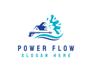 Cleaning Power Washing logo design