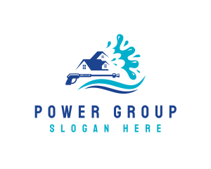 Cleaning Power Washing logo design