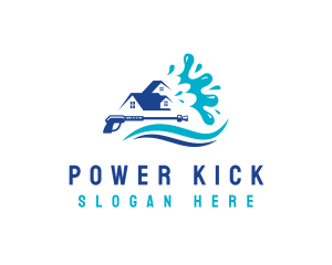 Cleaning Power Washing logo design