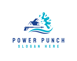 Cleaning Power Washing logo design