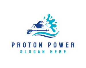 Cleaning Power Washing logo design