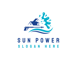 Cleaning Power Washing logo design