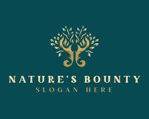 Tree Nature Leaf logo design