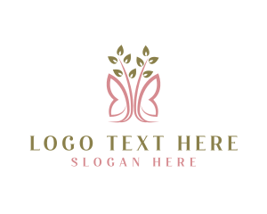 Tree - Butterfly Tree Orchard logo design