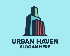 City High Rise Building  logo design