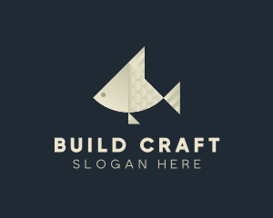 Paper Fish Craft logo design