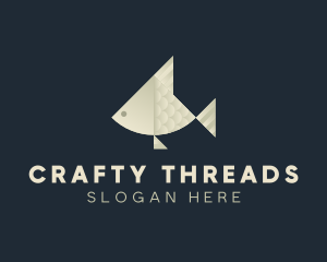 Paper Fish Craft logo design