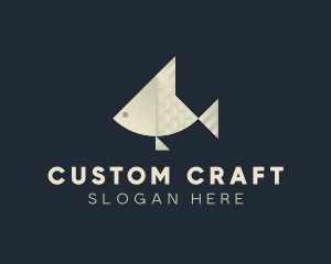 Paper Fish Craft logo design