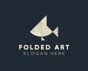 Paper Fish Craft logo design