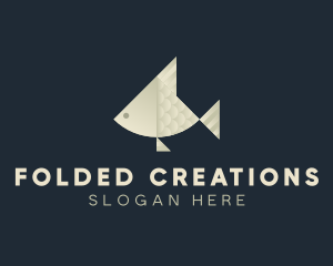 Paper Fish Craft logo design