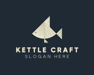 Paper Fish Craft logo design