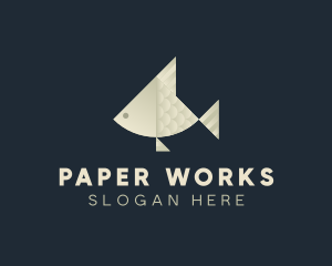 Paper - Paper Fish Craft logo design
