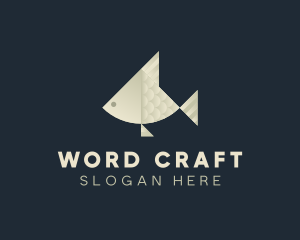 Paper Fish Craft logo design