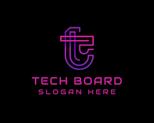 Tech Digital Cyberspace logo design