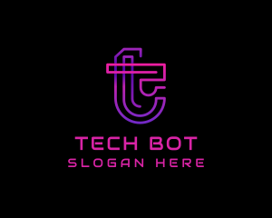 Tech Digital Cyberspace logo design