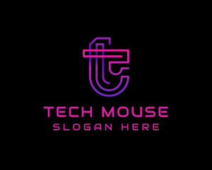 Tech Digital Cyberspace logo design