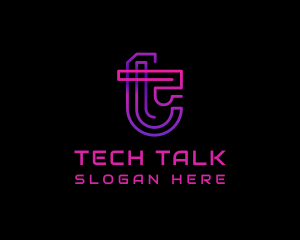 Tech Digital Cyberspace logo design