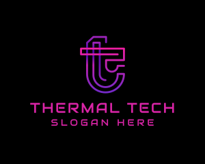 Tech Digital Cyberspace logo design