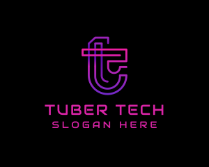 Tech Digital Cyberspace logo design