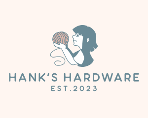 Hank - Kid Crochet Yarn logo design