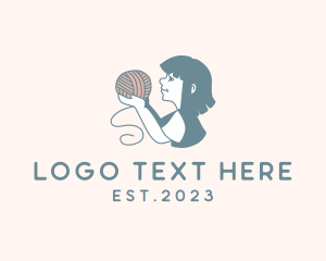 Loom - Kid Crochet Yarn logo design