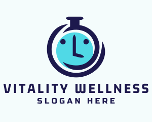 Healthy Lifestyle - Sports Training Stopwatch logo design