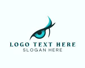 Sharp - Eagle Bird Eye logo design