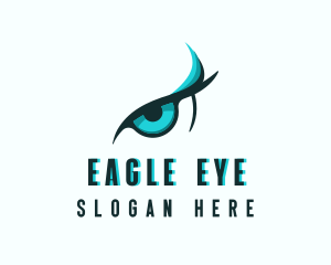 Owl Bird Eye logo design