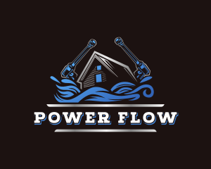 Cleaning Power Washer logo design