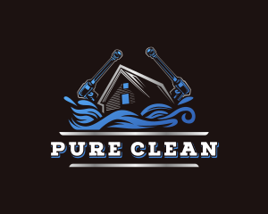 Cleaning Power Washer logo design