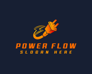 Electric Power Plug logo design